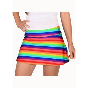 Queen of the Court Skort Women's Medium Multicolor Pickleball Tennis Skirt Pride